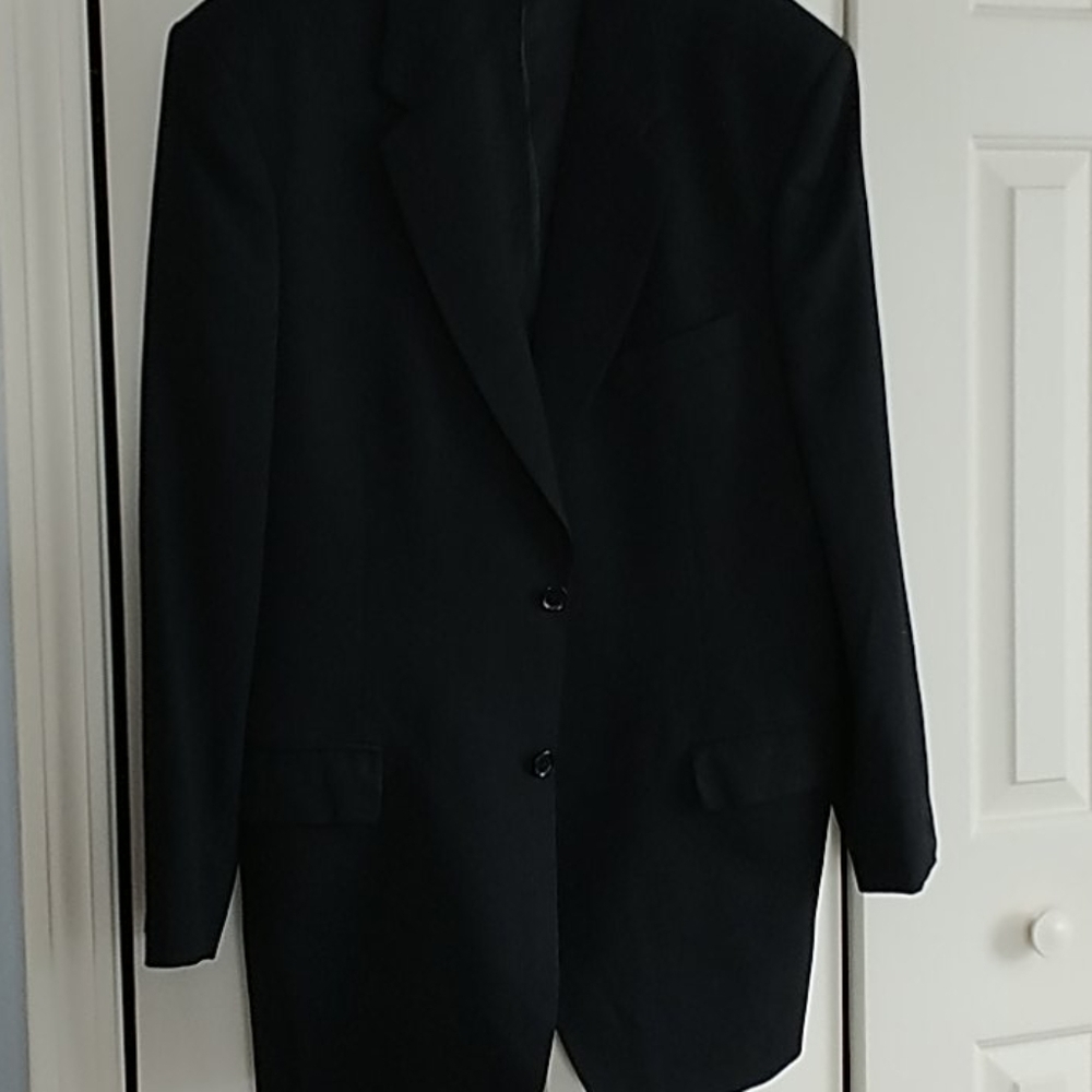 Macy's Men's Store Kasper, Black Blazer 44T